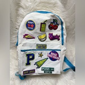 Plezi limited edition Colorful Backpack with Patches